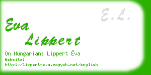 eva lippert business card