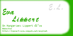 eva lippert business card